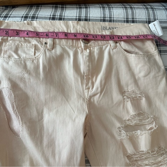 Blank NYC Ditz Distressed Pale Pink Denim Rock Cotton Boyfriend Jeans NWOT 30 - Picture 13 of 16